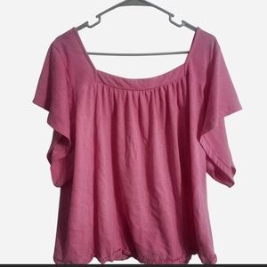NWT Umgee Pink Top, Size Large